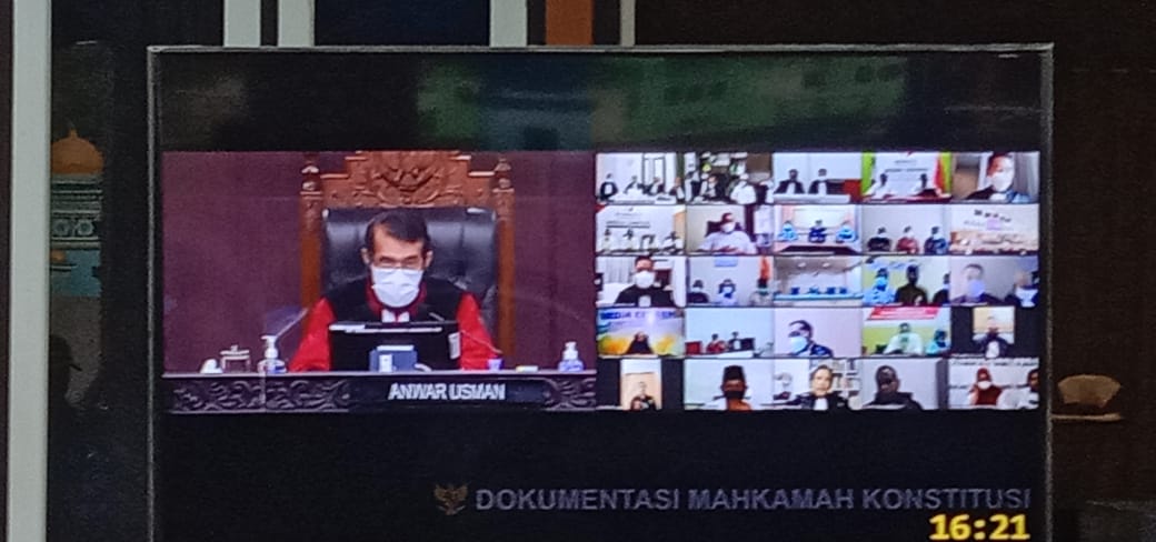 Babak Pemilukada Raja Ampat Telah Usai, Permohonan Pemohon Tidak Dapat Diterima